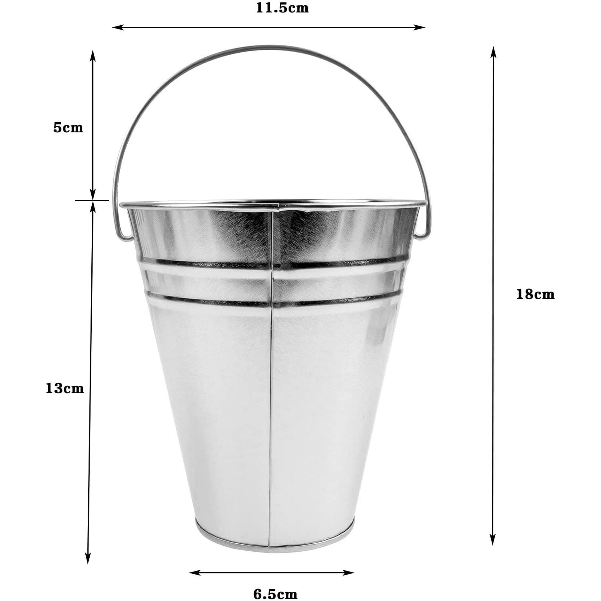 2 Pack de seaux pliables 10L 2,6 gallons - Seau de nettoyage pliable - Seau à serpillière