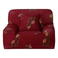 thumbnail image 2 of REGALWOVEN Stretch Thick Sofa Slipcover Floral Printed Couch Protector, 1 Seater (35" - 51"), #7, 2 of 6