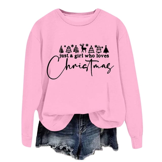 Wyzesi Demi-Zip Sweatshirts Femmes Coton Manches Longues Mode Décontractée Col Rond Noël Imprimé Léger Hoodieoverd Sweatshirts pour Femmes Plus Marron Sweatshirts Vestes avec Col