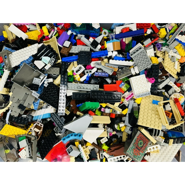Restored Lot Of 2 Lego Pounds Bulk Lot Random Parts Pieces And Bricks Black Toy Walmart