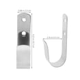 thumbnail image 2 of 2 Pcs Life Buoy Bracket Swimming Pool Swim Floating Ring Hook Bed Ladder Hooks Garage Storage Hook Boat Hook, 2 of 6