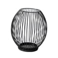 thumbnail image 4 of Soporte para velas, candelabro de jaula de Metal, candelabro de hierro, candelabro de pilar para fiesta, candelabro para sala de estar de boda, 16cmx18cm Negro, 4 of 9