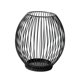 thumbnail image 4 of Soporte para velas, candelabro de jaula de Metal, candelabro de Pilar, candelabro hueco para granja, cena, boda, iglesia, chimenea 16cmx18cm Negro, 4 of 9