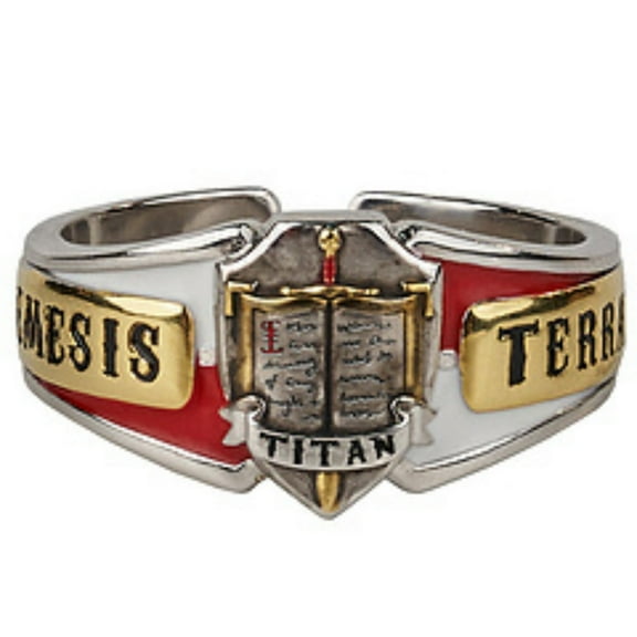 Starforged Warhammer 40K Space Marine Grey Knight Kaldor Draigo Oath ring Men's Gift