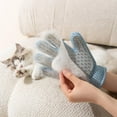 thumbnail image 5 of 2 in 1 Pet Grooming Gloves for Dogs & Cats, Pet Fur Remover Glove, Grooming Brush for Shedding, Massage, Hair Remover Mitt, Fur Cleaner for Couch, Clothes,Carpet -1 Piece, 5 of 9