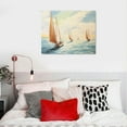 thumbnail image 4 of GOSMITH  Canvas Wall Art Sailboats: Blue Ocean Sailboat Wall Art, Coastal Wall Art Boat Pictures for Wall, Nautical Wall Art Canvas Art Wall Decor Wall Paintings for Bedroom (40 X 30), 4 of 4