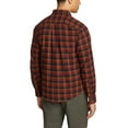 thumbnail image 2 of Men's Eddie Bauer Field Flannel Button-Down Shirt Color: Drk Forest Size: XL, 2 of 3