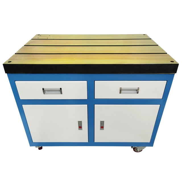 Movable T-slot Workbench 35.4"*23.6" with Drawers for Tapping Machine Series