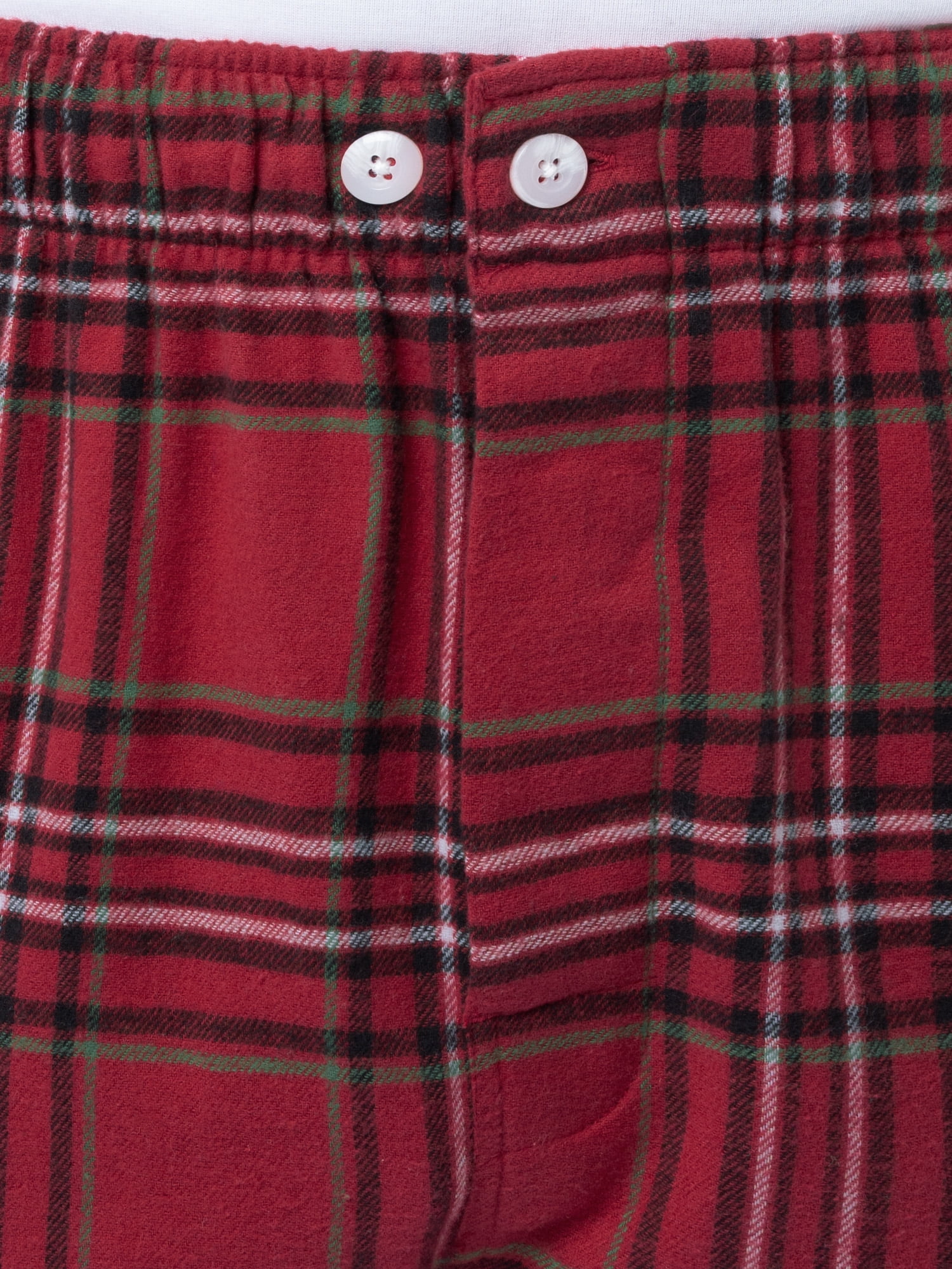 Fruit of the Loom Men's Flannel Top and Bottom Pajama Set, Sizes S-5XL