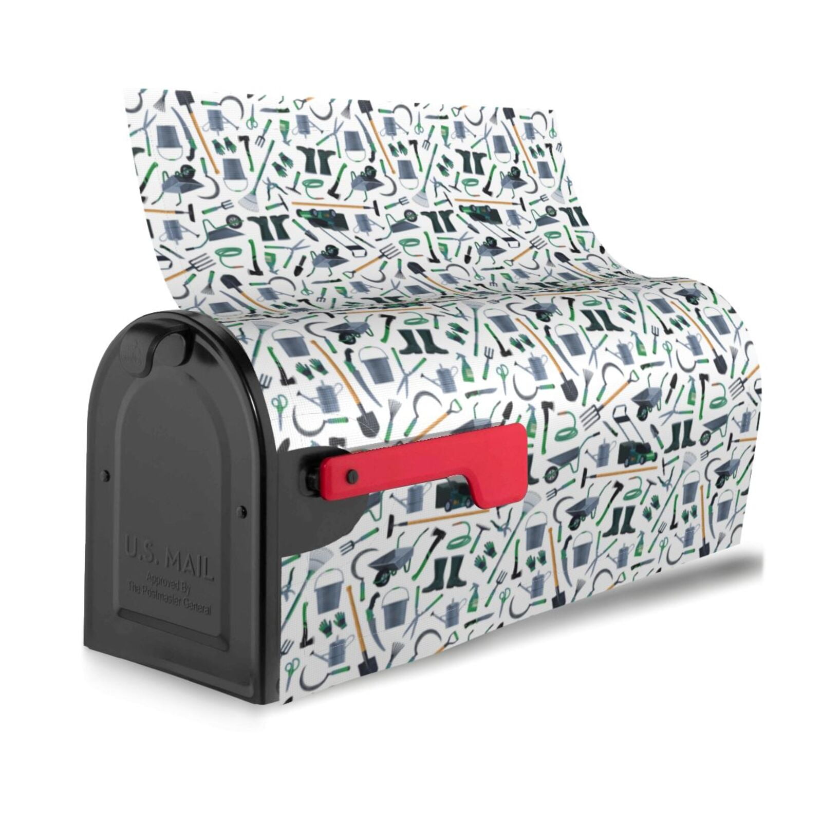 Xecao Modern Industry for Mailbox Cover with Magnetic Strips, Waterproof and Sunscreen, Adds a Decorative Touch to Your Garden Yard.