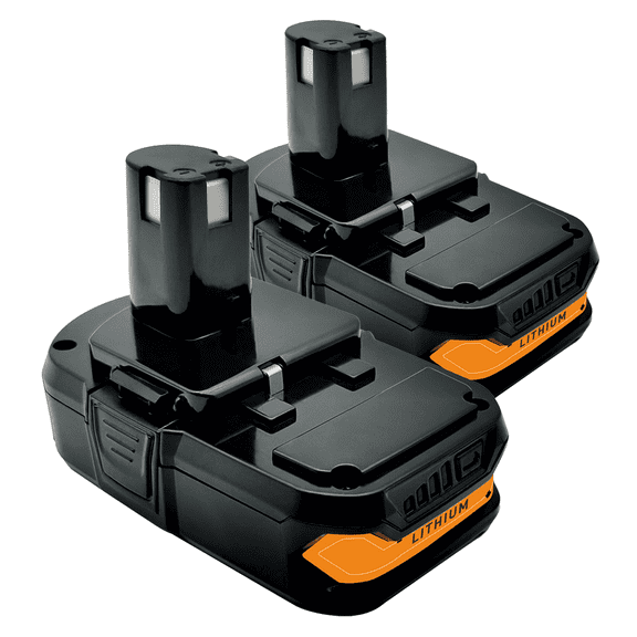 2 Pack for 3.6Ah 18V Battery Compatible with Ryobi Lithium Battery P102 P103 P104 P105 P107 P108