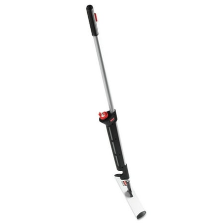 Rubbermaid Commercial HYGEN Pulse Microfiber Spray Mop System, 17" Wide Microfiber Head, 52" Black Plastic Handle