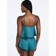 thumbnail image 4 of Joyspun Women's Bridal Lace Satin Cami and Shorts Set, 2-Piece, Sizes XS-XXXL, 4 of 6