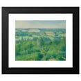 thumbnail image 2 of Gustave Caillebotte 18x15 Black Modern Framed Museum Art Print Titled - The Yerres Valley (1877), 2 of 5