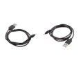thumbnail image 1 of 2x USB a 2,5 Mm / 0,7 Mm 5 V CC Cable de Alimentación de Conector Tipo Barril Cable de Extensión CC 1 M Sunnimix Cable de carga USB macho a CC, 1 of 8