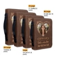 thumbnail image 3 of Sentmoon Leather Bible Cover Custom Photo Name Engraved Premium Leather Sleeve with Zipper Pocket and Adjustable Strap Ideal Gift for Church Bible Study Travel, 3 of 9