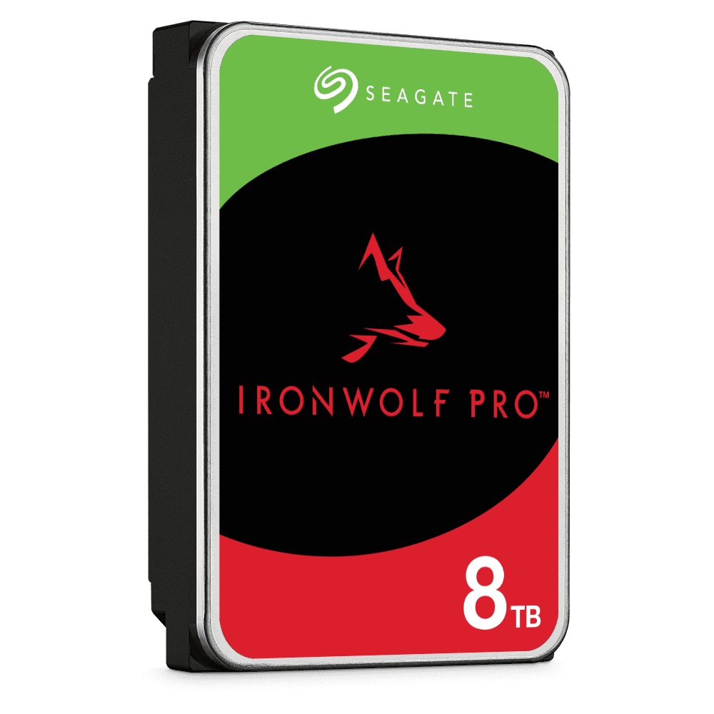 Seagate IronWolf Pro ST8000NT001 8TB 7200 RPM 256MB Cache SATA 6.0Gb/s 3.5" Internal Hard Drive