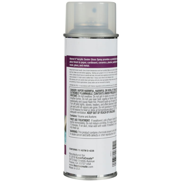 Aleene's Spray 6oz Acrylic Sealer (Matte and Gloss)