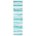 thumbnail image 5 of SAFAVIEH Rag Benton Striped Cotton Area Rug, Ivory/Green, 6' x 9', 5 of 11