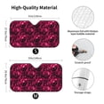 thumbnail image 3 of Zufioo Burgundy Tie Dye Print Car Windshield Sunshade, UV Protection Heat Insulation Protective Cover Suitable for Car, SUV, Truck Auto Accessories-Burgundy Tie Dye, 3 of 8