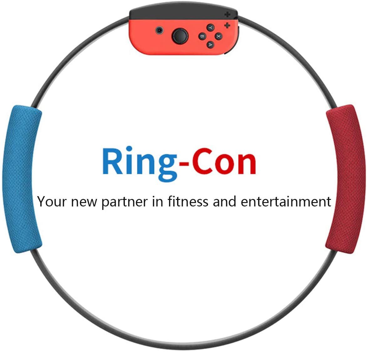 Lightweight and Comfortable Ring-Con Grips Adventure Game Ring Con Grips Fitness Game Adjustable Elastic Leg Strap MEISI Switch Fitness Ring 