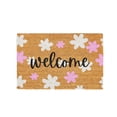 thumbnail image 1 of 18x30 Inch Doormats Coir Entrance Outdoor Doormats Summer Door Rug Outside Entrance Durable Welcome Mat with Non-Slip Backing Front Door Mat Outdoors for Home Entrance Outdoors, Welcome, 1 of 7