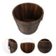 thumbnail image 4 of Cubo de madera maciza carbonizada (1 unidad) para suculentas, maceta, decoración de balcón, 4 of 7