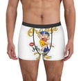 thumbnail image 3 of Lsque Sml Jeffy Pattern Men’s Total Support Pouch Boxer Briefs, X-Temp Cooling, Moisture-Wicking Underwear, Regular, Long-leg and Trunk-Small, 3 of 7
