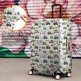 thumbnail image 4 of Cartoon Tractors Santa Hats White Pattern Luggage Cover Fashion Suitcase Cover Baggage Covers Fit 25-28 Inch Luggage (Go Travel), 4 of 5