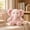 185#Pink, variant on Plush Stuffed Elephant Toy Soft Cuddly Sitting Animal Doll Home Decor Bedroom Desk Shelf Display Gift for Living Room Office Nursery Decor Travel Companion Decorative Plush Collection