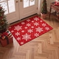 thumbnail image 4 of KUETH 2'x5' Christmas Machine Washable Runner Rug, Non-Slip Rugs for Kitchen, Hallway and Entryway, Red, 4 of 8
