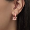 thumbnail image 6 of Disney Minnie Mouse Pink Bow Charm Hoop Earring Set, 3 Charms and 1 Hoop, 6 of 8
