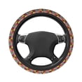 thumbnail image 3 of Elastic Steering Wheel Cover, Gorgeous Daisies Flowers Stretch Thickening Car Steering Wheel Cover Women Men, Steering Wheel Protector Universal 15 in, 3 of 7