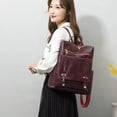 thumbnail image 4 of PRIYAL Solid Color Fashion Versatile High-End Women's Backpack for Travel, Work, Commute, Large Capacity Casual Bag, 4 of 7