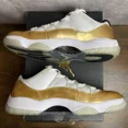 thumbnail image 4 of Ni - ke Air Jordan 11 Retro Low Closing Ceremony Size 11 528895-103 Gold White OG Men’s, 4 of 5