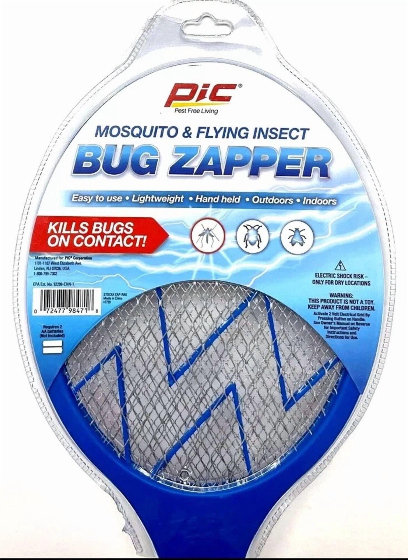 CRESTIN- 2 Pack Electric Swatter Fly Handheld Mosquito And Flying Insect Bug Zapper