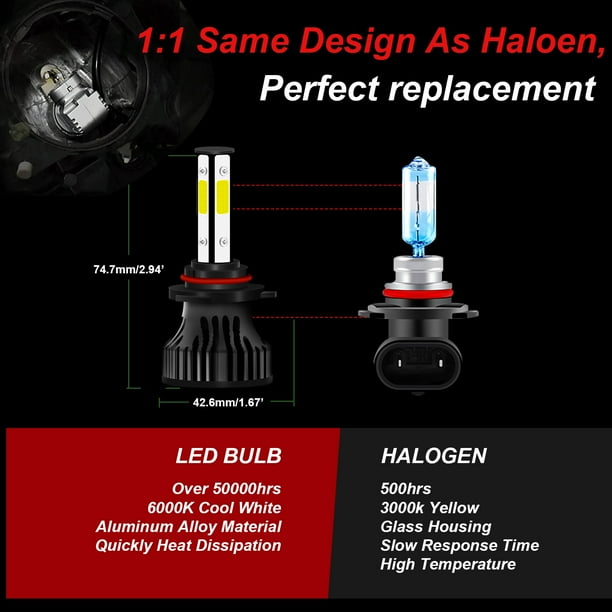 2012 dodge charger fog light bulb replacement For 2011 2013 2014 -6x LED Headlight Hi/Lo + Bulbs Range-Blu Box IP Rate Flavor:Vanilla Ice Cream Best Blue Razz Disposable