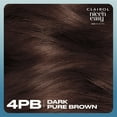 thumbnail image 2 of Clairol Nice'n Easy Pure Brunettes Permanent Hair Color Creme, 4PB Deepest Espresso Brown, Hair Dye, 1 Application, 2 of 14