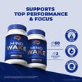 thumbnail image 4 of Mind Wake – Daily Formula with a Natural Blend to Help Maintain Focus, Memory & Concentration | Clean, Gentle, Easy-to-Swallow MindWake Capsules for Everyday Sharpness (60 Capsules), 4 of 10