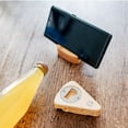thumbnail image 5 of NWOKYZGH Creatives Fridge Sticker Cheese Model Bottle Opener Ornament Solid Wood Bottle Opener, 5 of 8