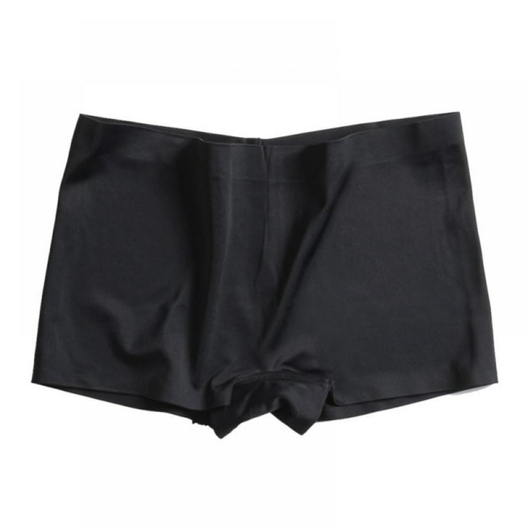 Boy Shorts Underwear for Women, Seamless Nylon Stretch No Show Boyshort  Panties Boxer Briefs 3 Pack