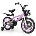 thumbnail image 1 of Gymax 16'' Kid's Bike for 4-7 w/ Height-Adjustable Handlebar & Saddle Handbrake, 1 of 10