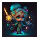 thumbnail image 1 of Pintura de diamante 5D DIY Kit completo de niña duende de taladro redondo Decoración del hogar (NH3184) Hugtrwg Para estrenar, 1 of 9