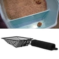 thumbnail image 1 of Reutilizable Metal Cat Litter Sand Scoop Sifter Pala Pet Cat Limpieza Suministros Negro Unbranded 3117200151712, 1 of 7