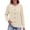 Beige, variant on Crewneck Sweatshirts for Women Decorative Buttons Long Sleeve Shirts Fashion Pullover Womens Sweatshirts Fall Tops