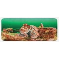thumbnail image 1 of Ocean Kitchen Mat, Large Octopus Hiding on Manmade Debris in Dark Murky Water Tropical Wild Picture, Plush Decorative Kitchen Mat with Non Slip Backing, 47" X 19", Green Brown Red, by Ambesonne, 1 of 1