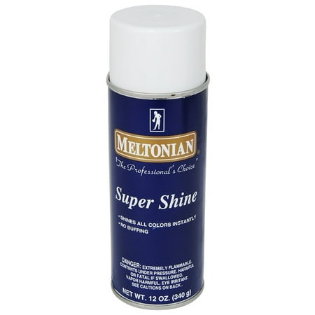 Meltonian Super Shine Leather Shoe Boot Shine Spray - No Buff 12 oz.