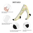 thumbnail image 5 of Lsque Lemon Potatoes Pattern Sport Compression Socks for Men & Women 15-20 mmHg Knee High Nurse Pregnant Running Medical and Travel Athletic, 5 of 6
