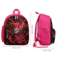 thumbnail image 2 of Hazbin Hotel Alastor Backpack Lightweight Adjustable Daypack Schoolbag Bookbag Shoulders Bag, 2 of 6