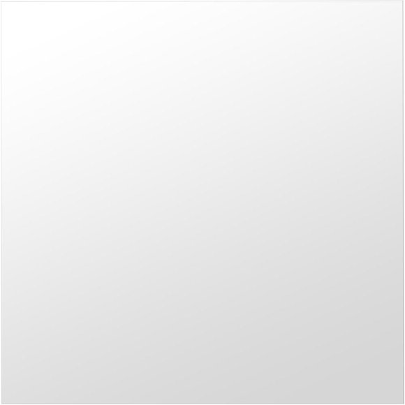 uDecor DuraClean Smooth White 2ft x 2ft Vinyl Drop Ceiling Tile - Box of 10 - Waterproof, Washable, Fire-Rated, 4mm PVC (80 Sq.ft) (White, 2x2)
